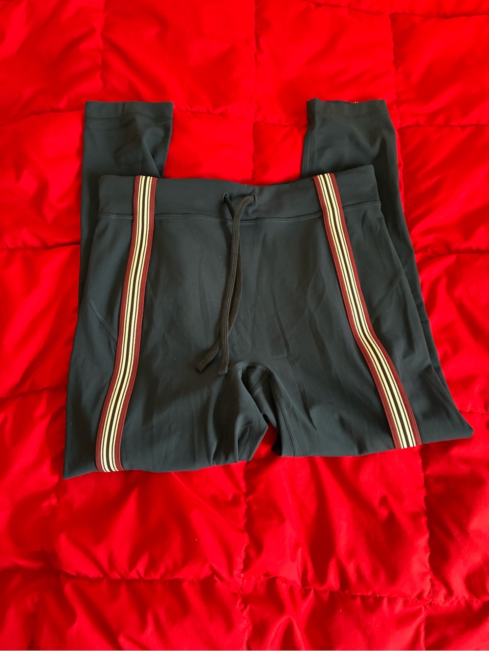 NWOT Lululemon Groove High-Rise Tight 25" Stripe Trim - Picture 2 of 7